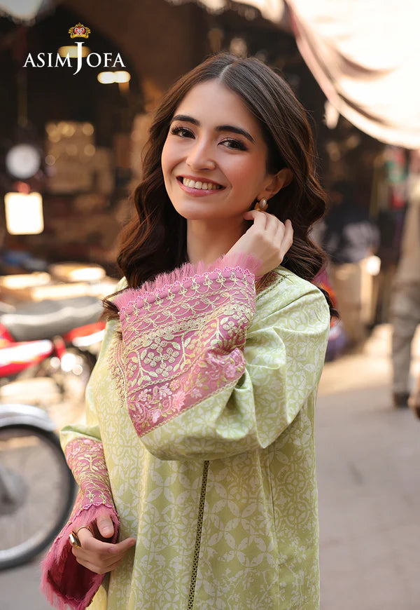 AJUBF-29 PRINTED EMBROIDERED LAWN 2 PCS