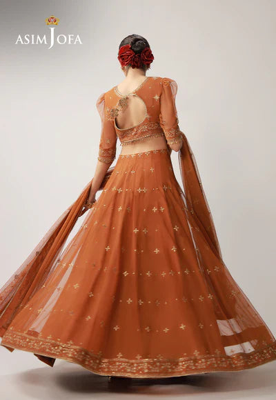 AJULO-01 Embroidered Net Unstitched 3 Pcs