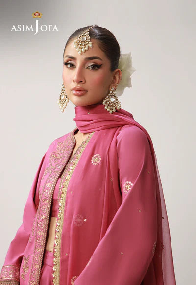 AJULO-10 Embroidered Boski Silk Unstitched 3 Pcs