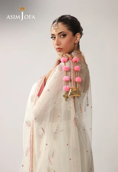 AJULO-08 Embroidered Silk Unstitched 3 Pcs