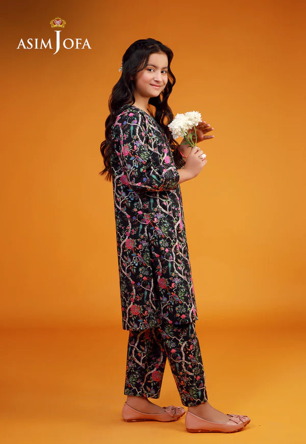 AJKP-06 STITCHED PRINTED CAMBRIC 2 PCS