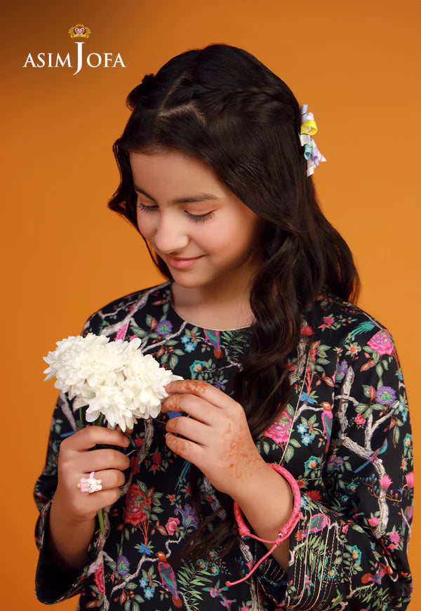 AJKP-06 STITCHED PRINTED CAMBRIC 2 PCS