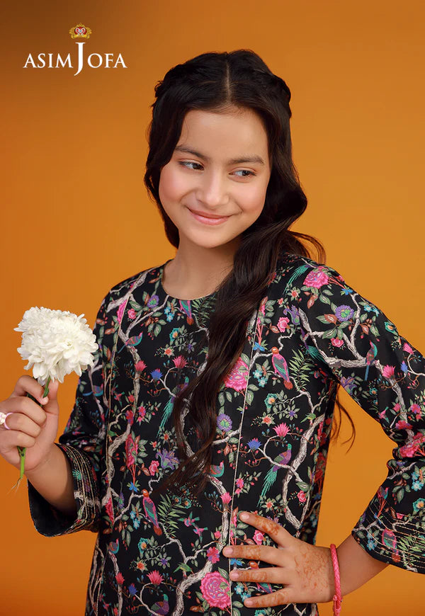 AJKP-06 STITCHED PRINTED CAMBRIC 2 PCS