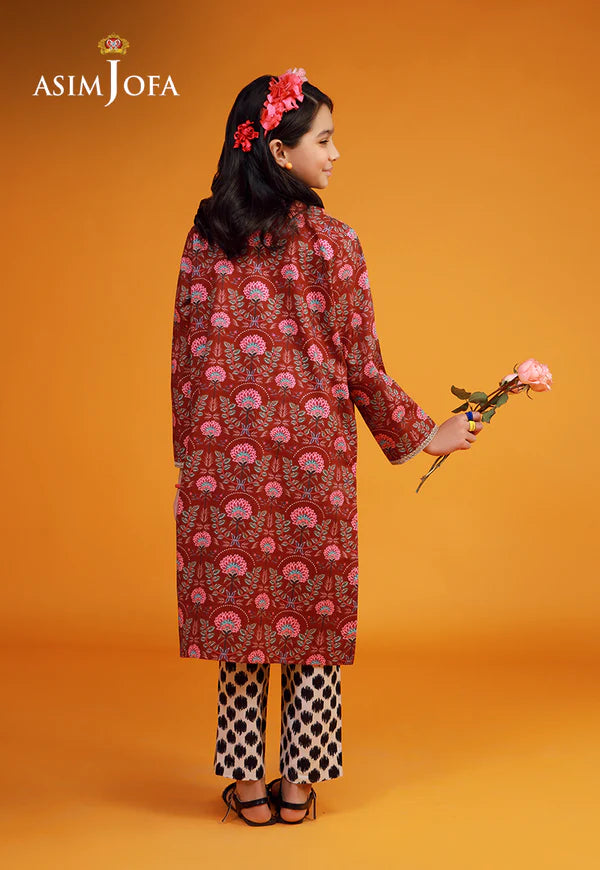 AJKP-03 STITCHED PRINTED CAMBRIC 2 PCS