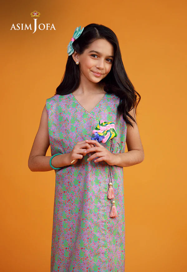 AJKP-02 STITCHED PRINTED CAMBRIC 2 PCS