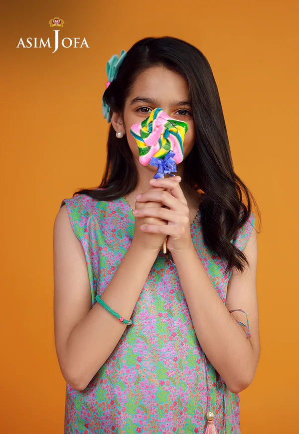 AJKP-02 STITCHED PRINTED CAMBRIC 2 PCS