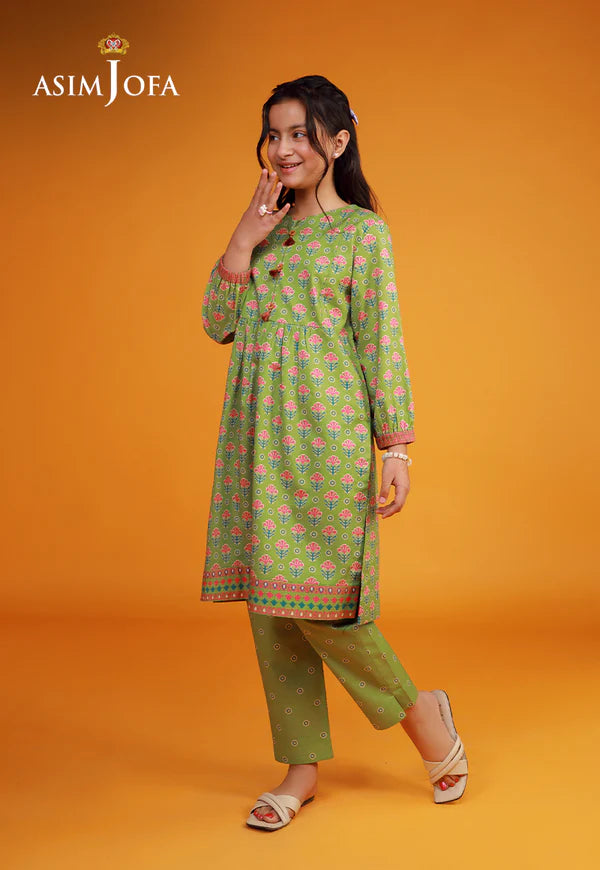 AJKP-04 STITCHED PRINTED CAMBRIC 2 PCS