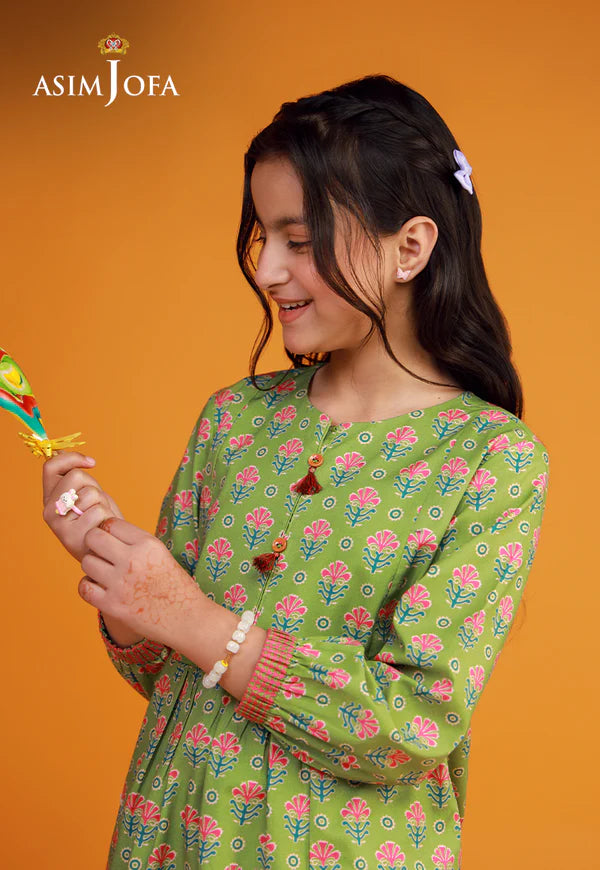 AJKP-04 STITCHED PRINTED CAMBRIC 2 PCS