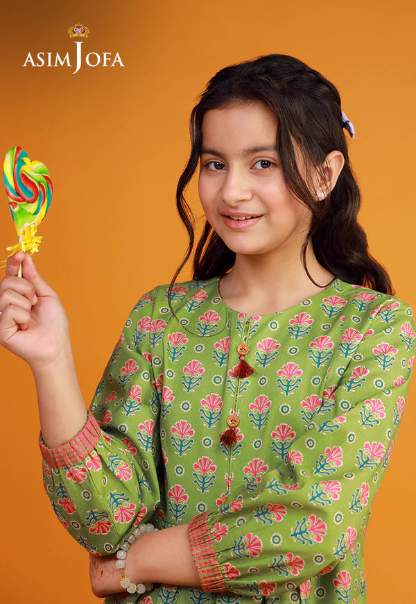 AJKP-04 STITCHED PRINTED CAMBRIC 2 PCS