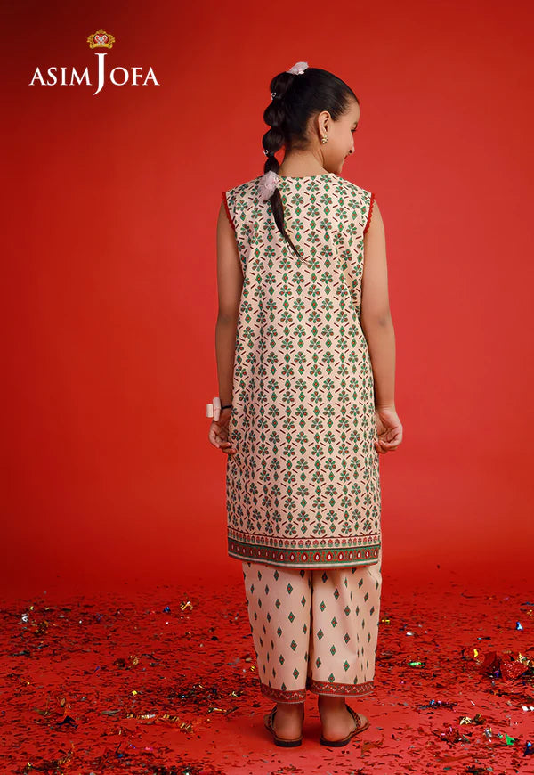 AJKP-01 STITCHED PRINTED CAMBRIC 2 PCS