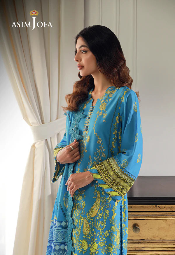 AJUN-16 PRINTED LAWN 3 PCS