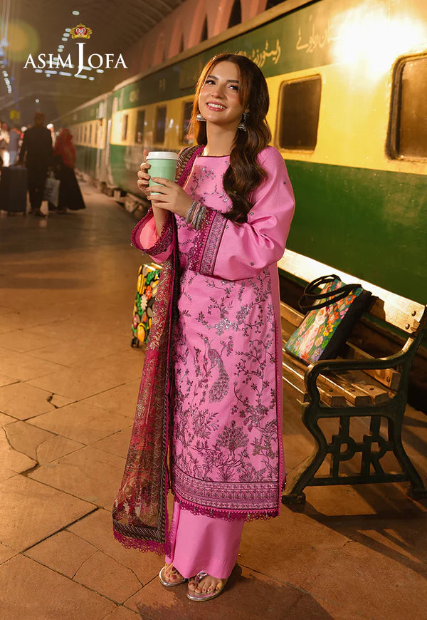 AJUBF-08 EMBROIDERED DOBBY 3 PCS