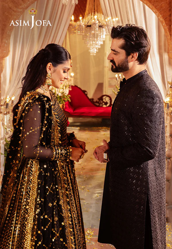 AJMS-03 EMBROIDERED KOREAN RAW SILK 3 PCS