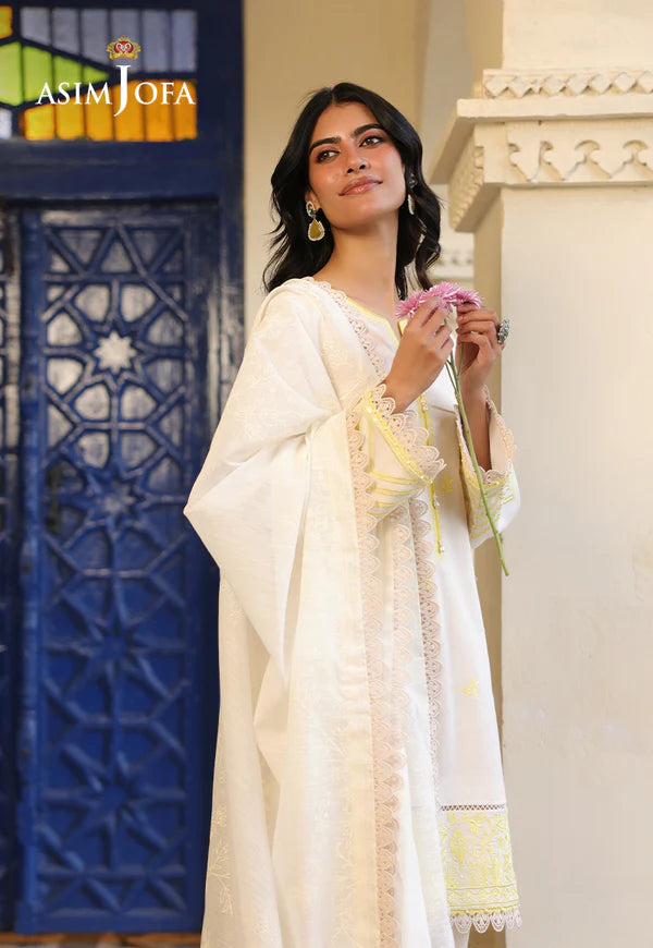 AJUBF-01 EMBROIDERED JACQUARD 2 PCS