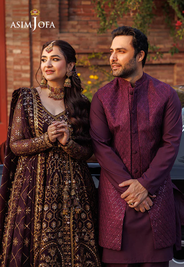 AJMS-10 EMBROIDERED KOREAN RAW SILK 3 PCS