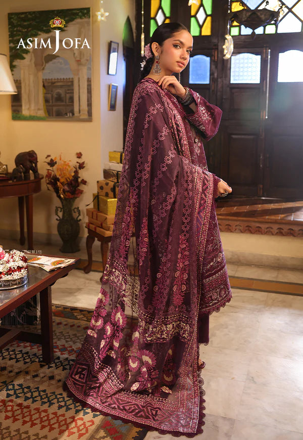 AJUBF-11 EMBROIDERED JACQUARD 3 PCS