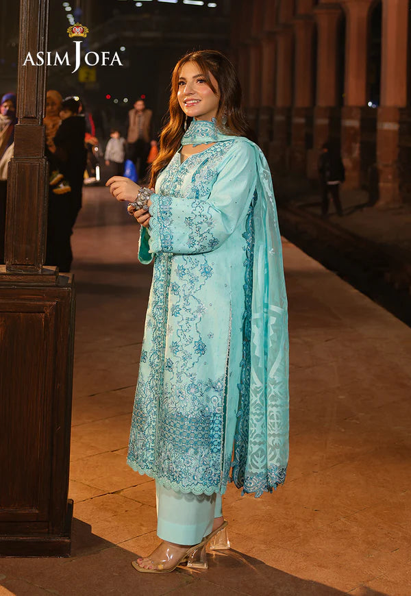 AJUBF-31 EMBROIDERED JACQUARD 3 PCS