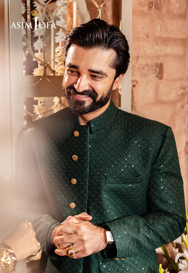 AJMS-04 EMBROIDERED KOREAN RAW SILK 3 PCS