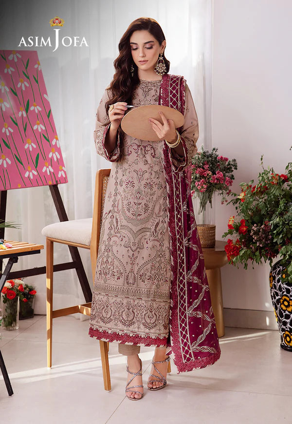 AJUR-10 EMBROIDERED LAWN 3 PCS