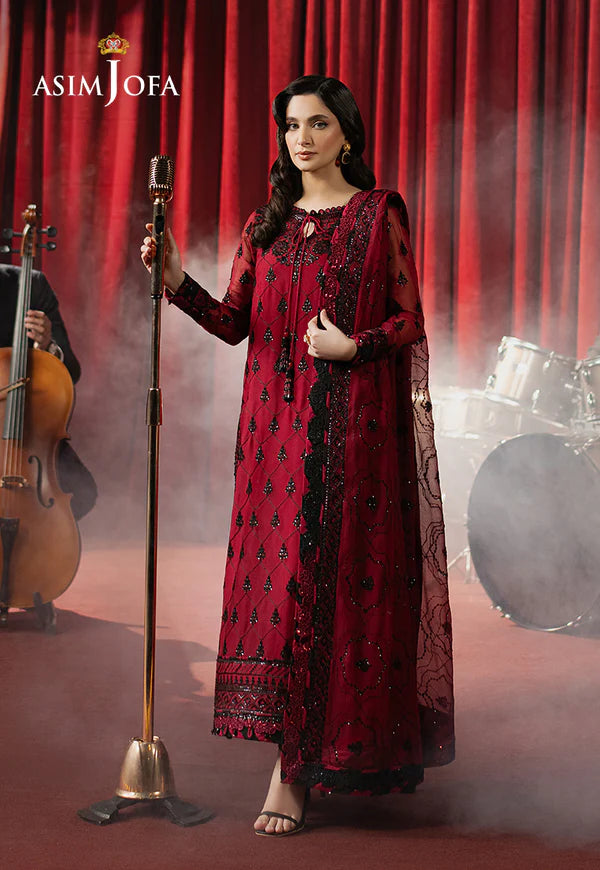 AJPF-07 EMBROIDERED CHIFFON 3 PCS