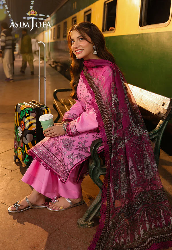 AJUBF-08 EMBROIDERED DOBBY 3 PCS