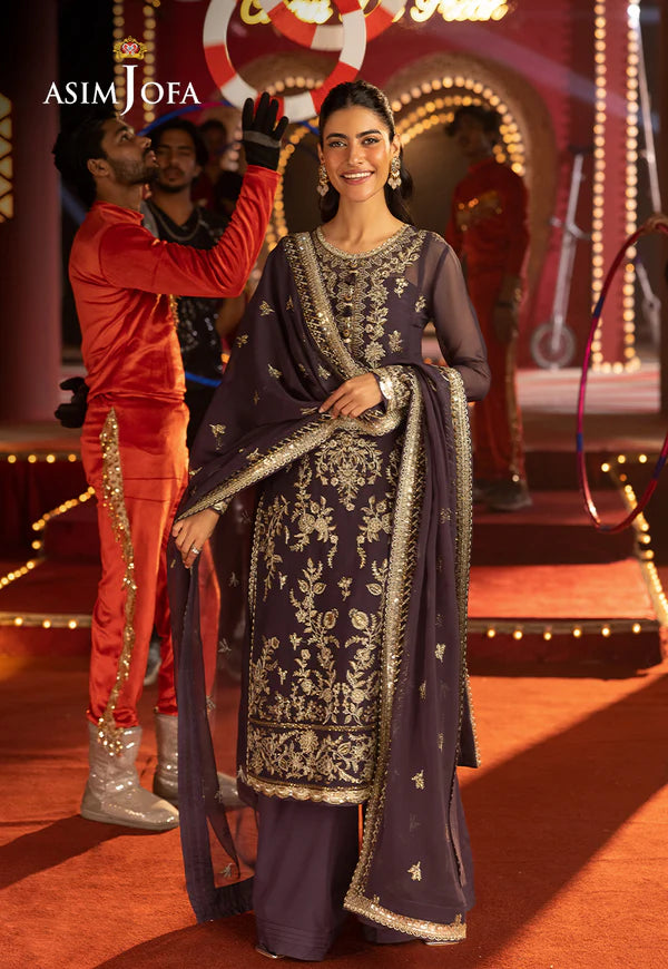 AJLF-01 EMBROIDERED CHIFFON 3 PCS