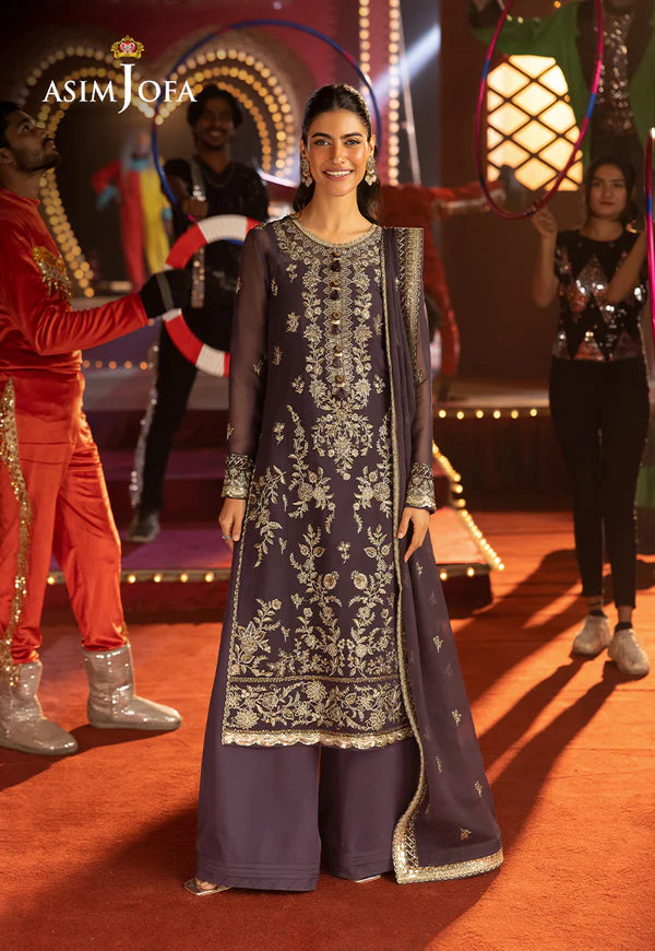 AJLF-01 EMBROIDERED CHIFFON 3 PCS