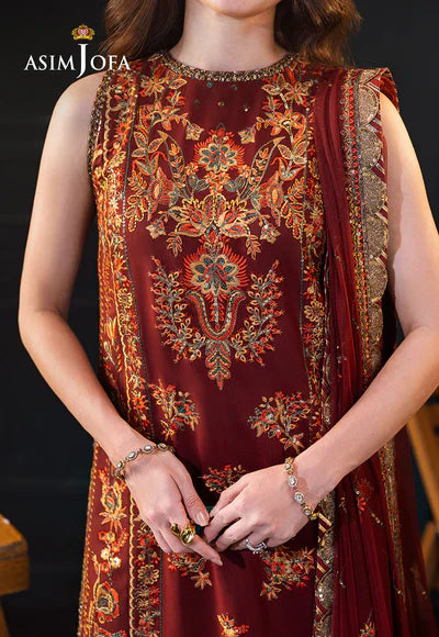 AJLFC-05 EMBROIDERED SLUB LAWN UNSTITCHED 3 PCS