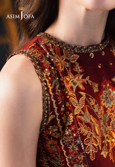 AJLFC-05 EMBROIDERED SLUB LAWN UNSTITCHED 3 PCS