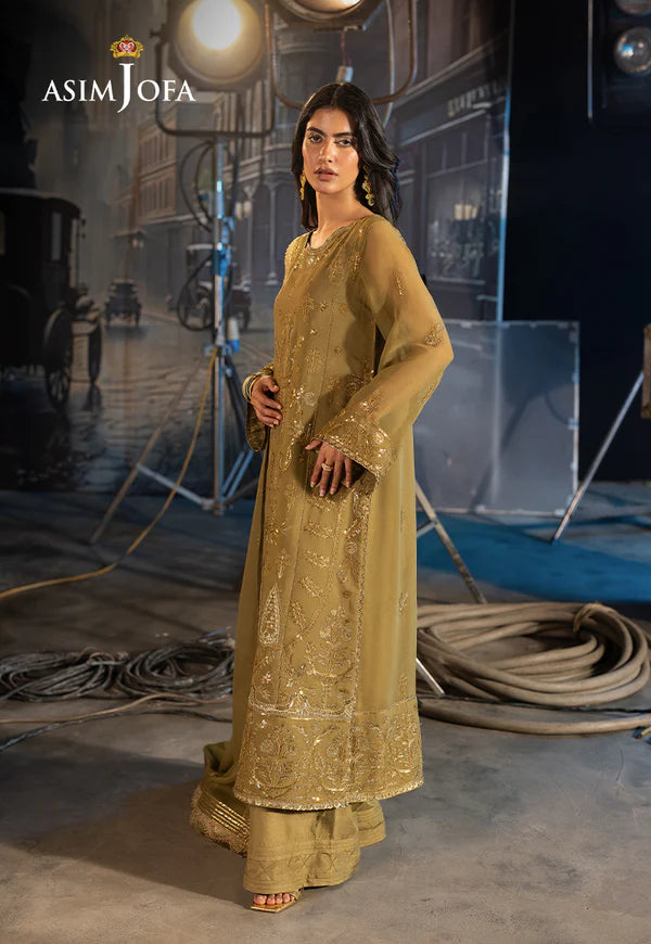 AJLF-15 EMBROIDERED CHIFFON 3 PCS