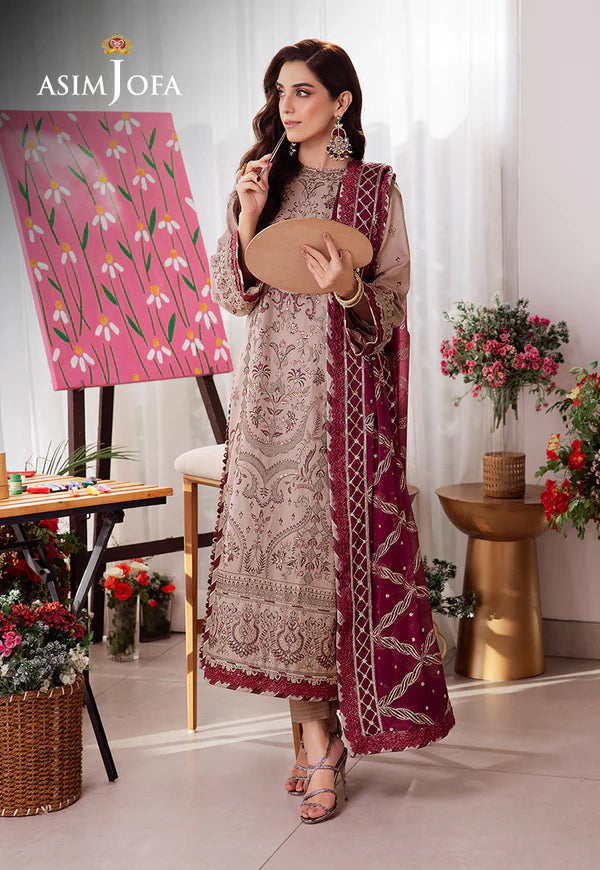 AJUR-10 EMBROIDERED LAWN 3 PCS