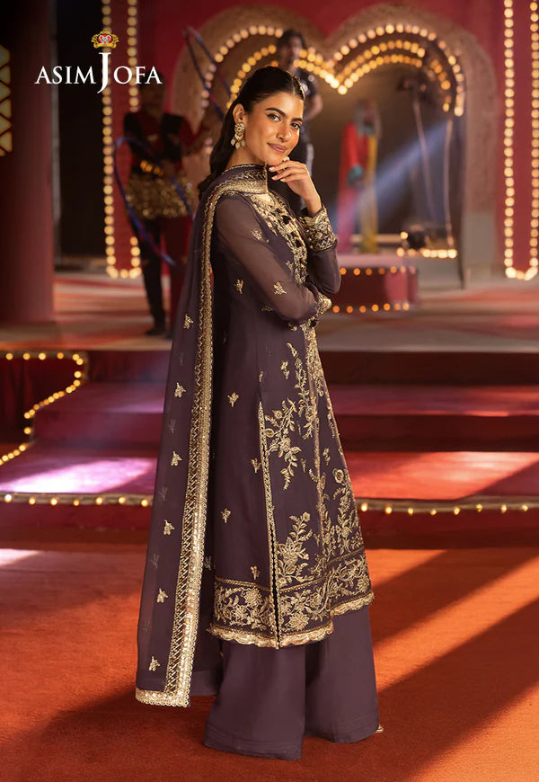 AJLF-01 EMBROIDERED CHIFFON 3 PCS