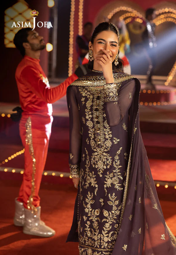 AJLF-01 EMBROIDERED CHIFFON 3 PCS