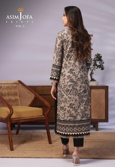 AJBP-59 DESIGNERS STITCHED PRINTED LAWN 1 PC