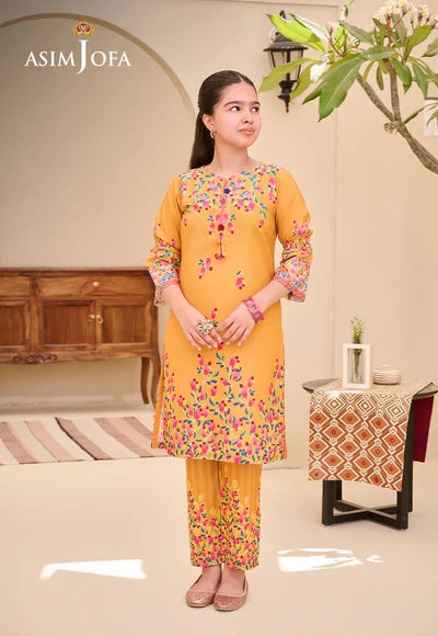 AJGL-01 PRINTED LAWN 2 PCS