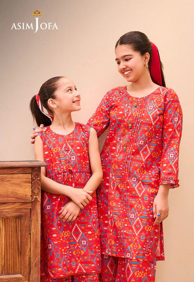 AJGL-02 PRINTED LAWN 2 PCS