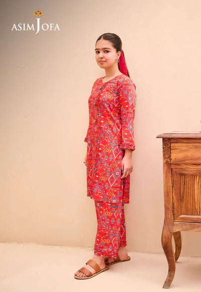 AJGL-02 PRINTED LAWN 2 PCS