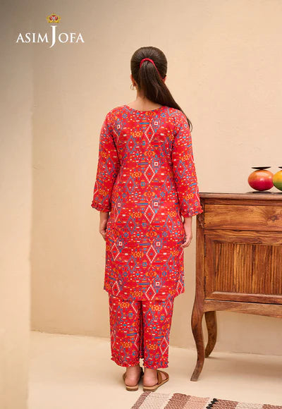 AJGL-02 PRINTED LAWN 2 PCS