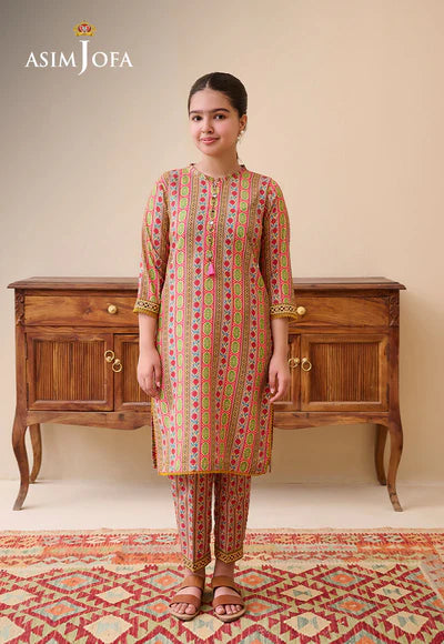 AJGL-03 PRINTED LAWN 2 PCS