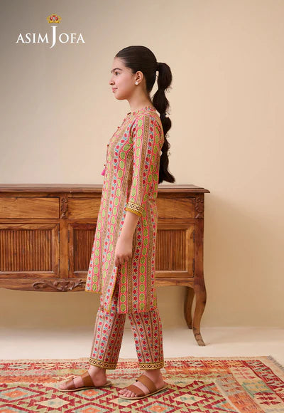 AJGL-03 PRINTED LAWN 2 PCS