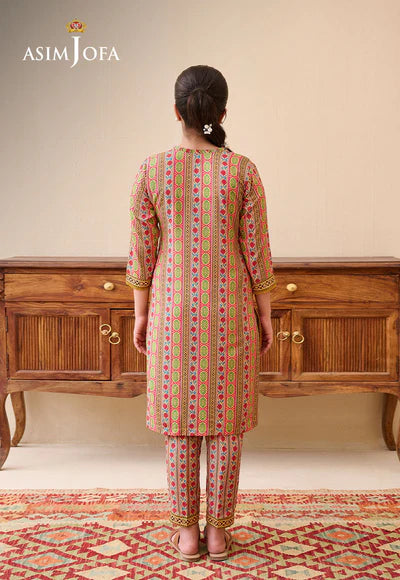 AJGL-03 PRINTED LAWN 2 PCS