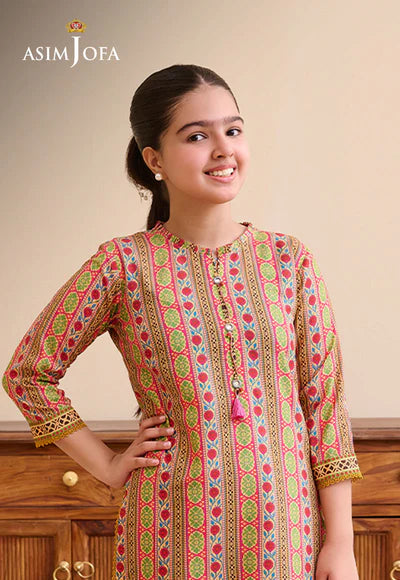 AJGL-03 PRINTED LAWN 2 PCS