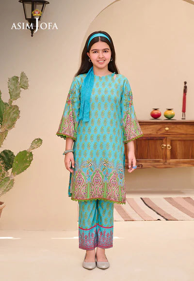 AJGL-04 PRINTED LAWN 2 PCS