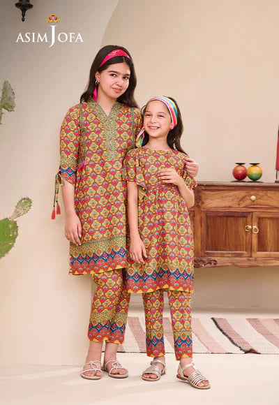 AJGL-06 PRINTED LAWN 2 PCS