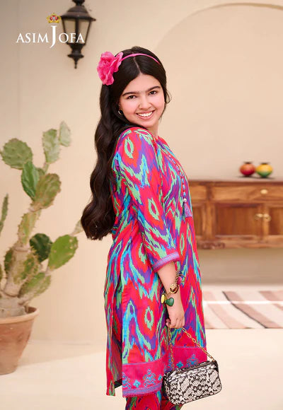 AJGL-07 PRINTED LAWN 2 PCS