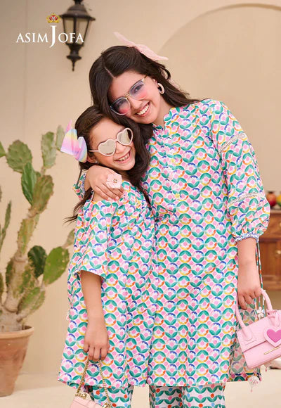 AJGL-09 PRINTED LAWN 2 PCS