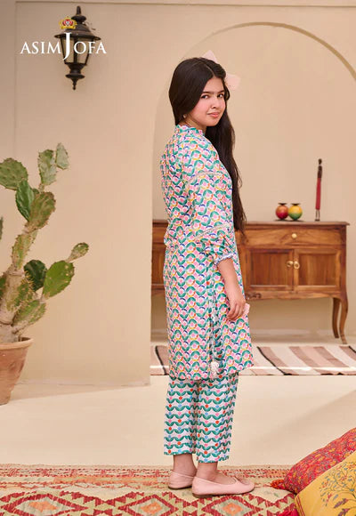 AJGL-09 PRINTED LAWN 2 PCS