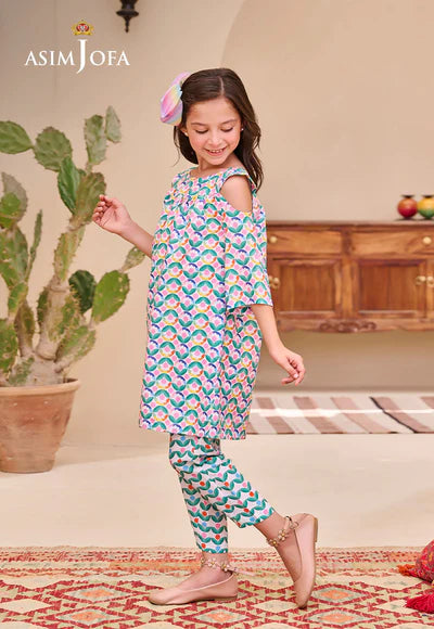 AJGL-09 PRINTED LAWN 2 PCS