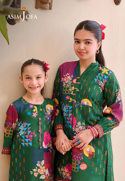 AJGL-10 PRINTED LAWN 2 PCS