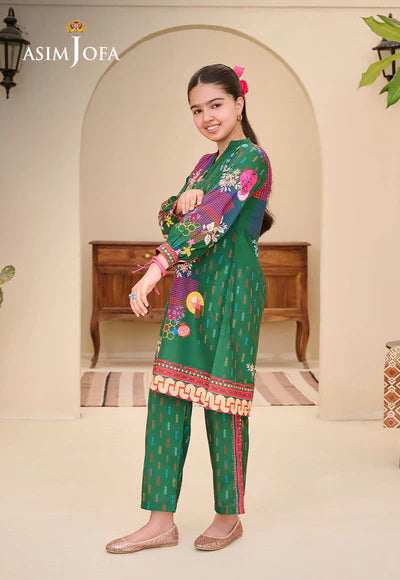 AJGL-10 PRINTED LAWN 2 PCS